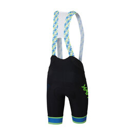 KARPOS Cycling bib shorts - VERVE - black/green