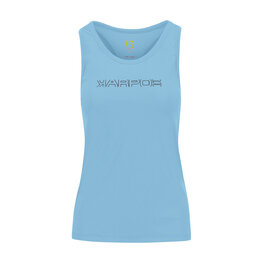 KARPOS Cycling tank top - QUICK W - blue