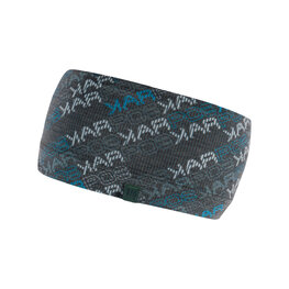 KARPOS Cycling headband - COPPOLO MERINO - black/white/blue