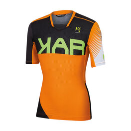 KARPOS Cycling short sleeve jersey - VERVE - orange/black