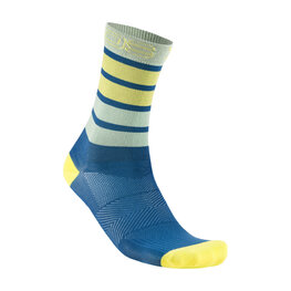 KARPOS Cyclingclassic socks - VERVE - blue/green/yellow