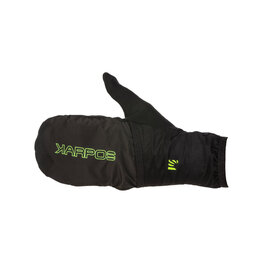 KARPOS Cycling long-finger gloves - LAVAREDO - black/green