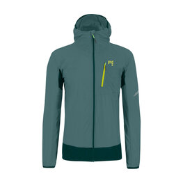 KARPOS Cycling windproof jacket - LOT EVO - green/black