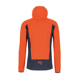 KARPOS Cycling windproof jacket - LOT EVO - orange/black