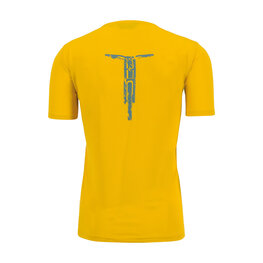 KARPOS Cycling short sleeve t-shirt - VAL FEDERIA - yellow