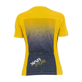 KARPOS Cycling short sleeve jersey - VERVE EVO - yellow/blue