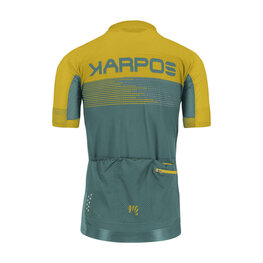 KARPOS Cycling short sleeve jersey - GREEN FIRE - yellow/green