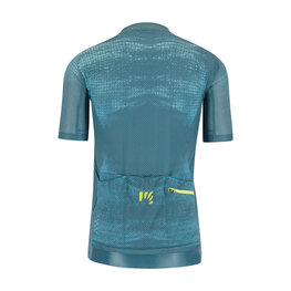 KARPOS Cycling short sleeve jersey - GREEN FIRE - yellow/blue