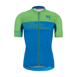 KARPOS Cycling short sleeve jersey - GREEN FIRE - green/blue