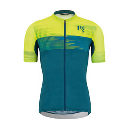 KARPOS Cycling short sleeve jersey - GREEN FIRE - yellow/green