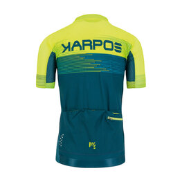 KARPOS Cycling short sleeve jersey - GREEN FIRE - yellow/green