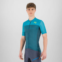 KARPOS Cycling short sleeve jersey - GREEN FIRE - turquoise