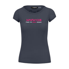 KARPOS Cycling short sleeve t-shirt - VAL FEDERIA - grey