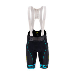 KARPOS Cycling bib shorts - VERVE EVO - black/turquoise