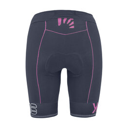 KARPOS Cycling shorts without bib - VERVE EVO W - blue/pink