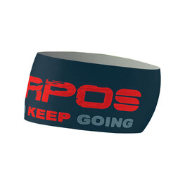 KARPOS Cycling headband - PELMETTO - black/red