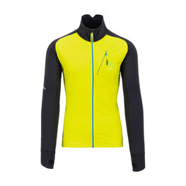 KARPOS Cycling thermal jacket - LAVAREDO FLEECE - yellow/black