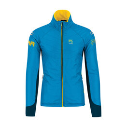 KARPOS Cycling windproof jacket - VAL VIOLA - blue