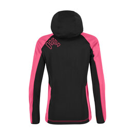 KARPOS Cycling windproof jacket - LAVAREDO KID WINTER - pink/black