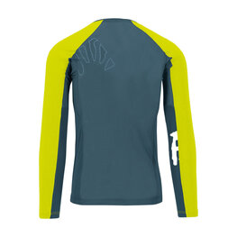 KARPOS Cycling long sleeve t-shirt - LAVAREDO - green/yellow