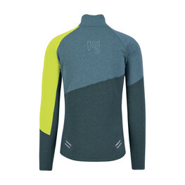 KARPOS hoodie - VAL VIOLA FULL-ZIP - green/yellow