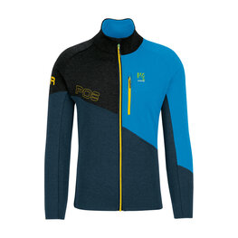 KARPOS hoodie - VAL VIOLA FULL-ZIP - blue/black