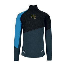 KARPOS hoodie - VAL VIOLA FULL-ZIP - blue/black