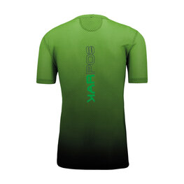 KARPOS Cycling short sleeve t-shirt - VERVE MESH - black/green