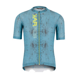 KARPOS Cycling short sleeve jersey - VAL VIOLA - blue/yellow
