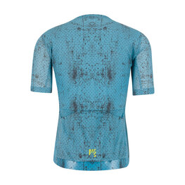 KARPOS Cycling short sleeve jersey - VAL VIOLA - blue/yellow