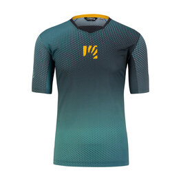 KARPOS Cycling short sleeve jersey - VAL DI DENTRO - grey/green
