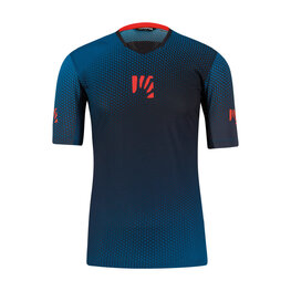 KARPOS Cycling short sleeve jersey - VAL DI DENTRO - black/orange