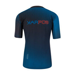 KARPOS Cycling short sleeve jersey - VAL DI DENTRO - black/orange
