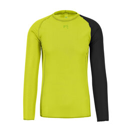 KARPOS Cycling long sleeve t-shirt - DINAMICO OCTA - yellow/black