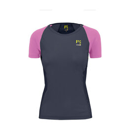KARPOS Cycling short sleeve t-shirt - LAVAREDO EVO W - black/pink