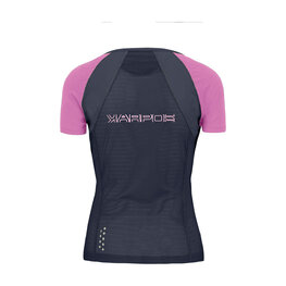 KARPOS Cycling short sleeve t-shirt - LAVAREDO EVO W - black/pink