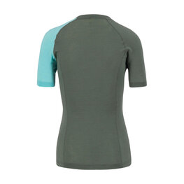 KARPOS Cycling short sleeve t-shirt - DINAMICO MERINO 130 W - green