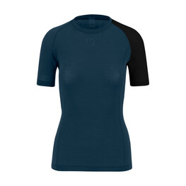 KARPOS Cycling short sleeve t-shirt - DINAMICO MERINO 130 W - blue/black