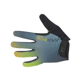KARPOS Cycling long-finger gloves - FEDERIA - yellow/blue