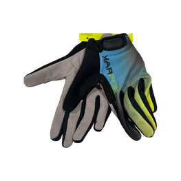 KARPOS Cycling long-finger gloves - FEDERIA - blue/black/yellow