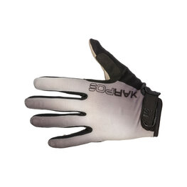 KARPOS Cycling long-finger gloves - FEDERIA - white/black