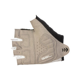 KARPOS Cycling fingerless gloves - FEDERIA - white/black