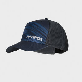 KARPOS Cycling hat - SPASSO TRUCKER - black/blue/white