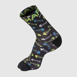 KARPOS Cyclingclassic socks - GREEN FIRE - black/green