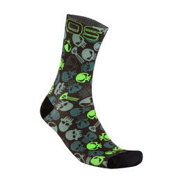 KARPOS Cyclingclassic socks - GREEN FIRE - multicolour/grey