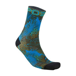 KARPOS Cyclingclassic socks - GREEN FIRE - multicolour/black