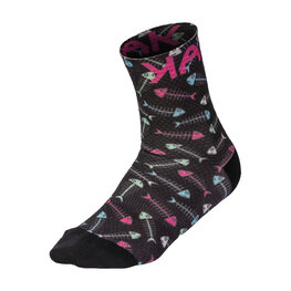 KARPOS Cyclingclassic socks - GREEN FIRE - multicolour/black