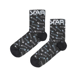 KARPOS Cyclingclassic socks - GREEN FIRE - multicolour/black