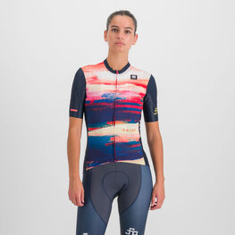 SPORTFUL Cycling short sleeve jersey - PETER SAGAN JERSEY - blue/beige