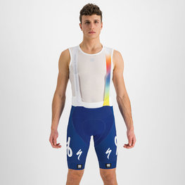 SPORTFUL Cycling bib shorts - TOTAL ENERGIES BODYFIT - blue